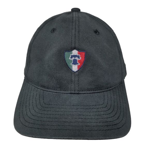 Yupoong FlexFit Men's Fitted Hat Black Size L-XL Embroidered Bell Logo - Picture 1 of 7